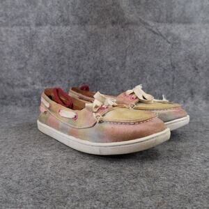 Roxy Shoes Kids 4 Slip On Loafer Flat Boat Ahoy II Casual Colorful Comfort Girls